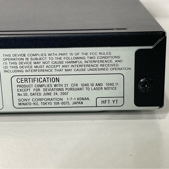 Sony CD/DVD Video Player Dolby Digital Compact Slim Black Model DVP-SR210P - Picture 10 of 12